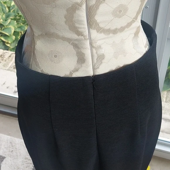 Cache Leopard & black skirt & jacket two-piece suit union made vintage size Med - Picture 9 of 16